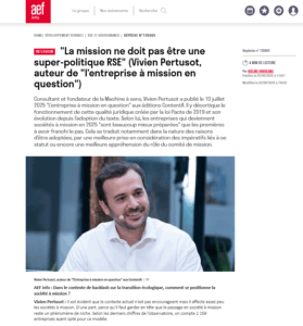 Interview Vivien Pertusot - AEF