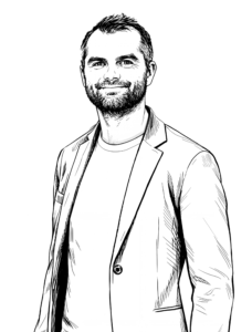 Portrait stylisé de Ronan Robe